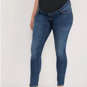 Old Navy Skinny Dark-wash maternity jeans Size 4